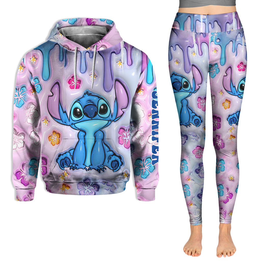 Personalized Ohana Hoodie & Leggings Set Custom Gift for Family