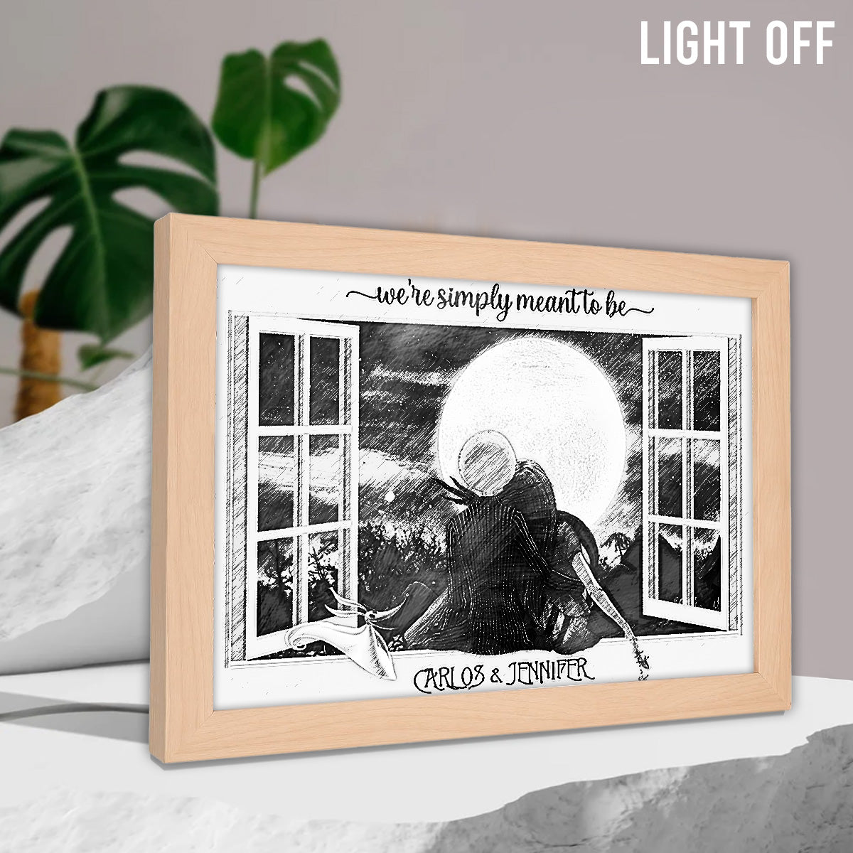 Personalized Light Photo Frame Custom Couple Gift for Anniversary