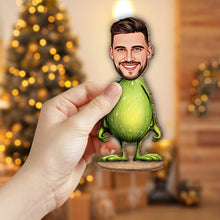 Load image into Gallery viewer, Personalized Grinchmas Freestanding Wood Plaque Christmas Gift
