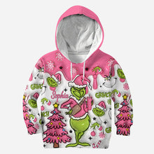 Load image into Gallery viewer, Personalized Pink Snowflakes Hoodie &amp; Leggings Custom Name Gift for Her
