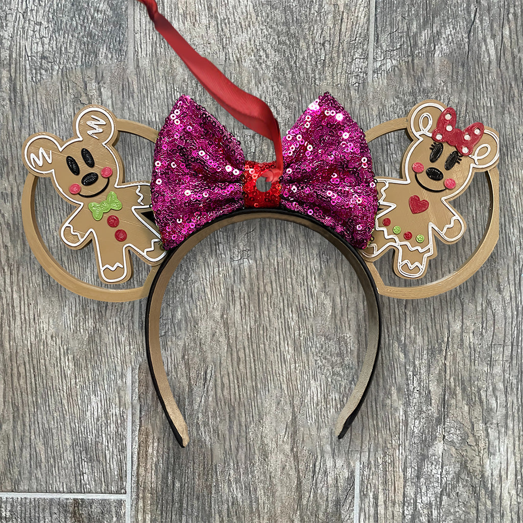 Personalized Merry Christmas Mouse Ornament Custom Gift