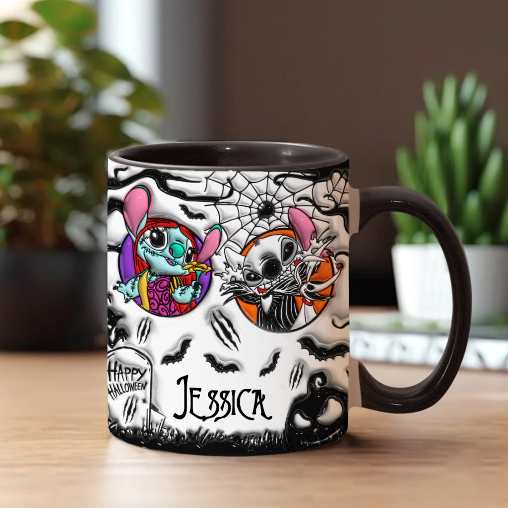 Personalized Nightmare Before Christmas Accent Mug for Gifts