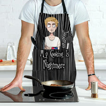 Load image into Gallery viewer, Personalized Cooking Apron Custom Name Unique Gift for Him/Her
