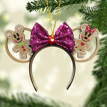Load image into Gallery viewer, Personalized Merry Christmas Mouse Ornament Custom Gift
