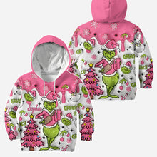 Load image into Gallery viewer, Personalized Pink Snowflakes Hoodie &amp; Leggings Custom Name Gift for Her
