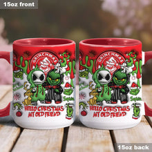 Load image into Gallery viewer, Personalized Grinch Accent Mug Custom Name Christmas Gift
