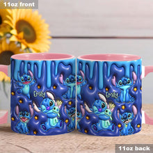 Load image into Gallery viewer, Personalized Ohana Accent Mug Custom Name Gift for Family
