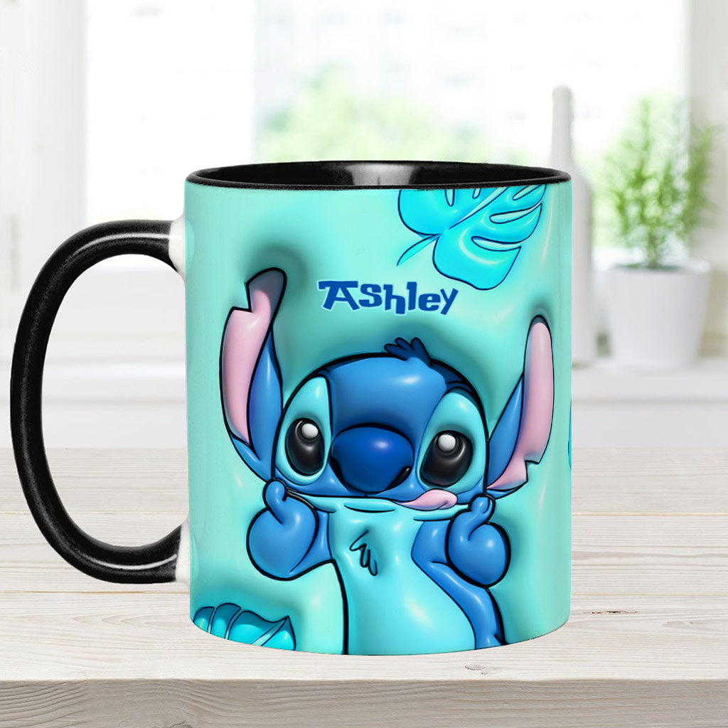Personalized Ohana Accent Mug Custom Name Gift for Mom