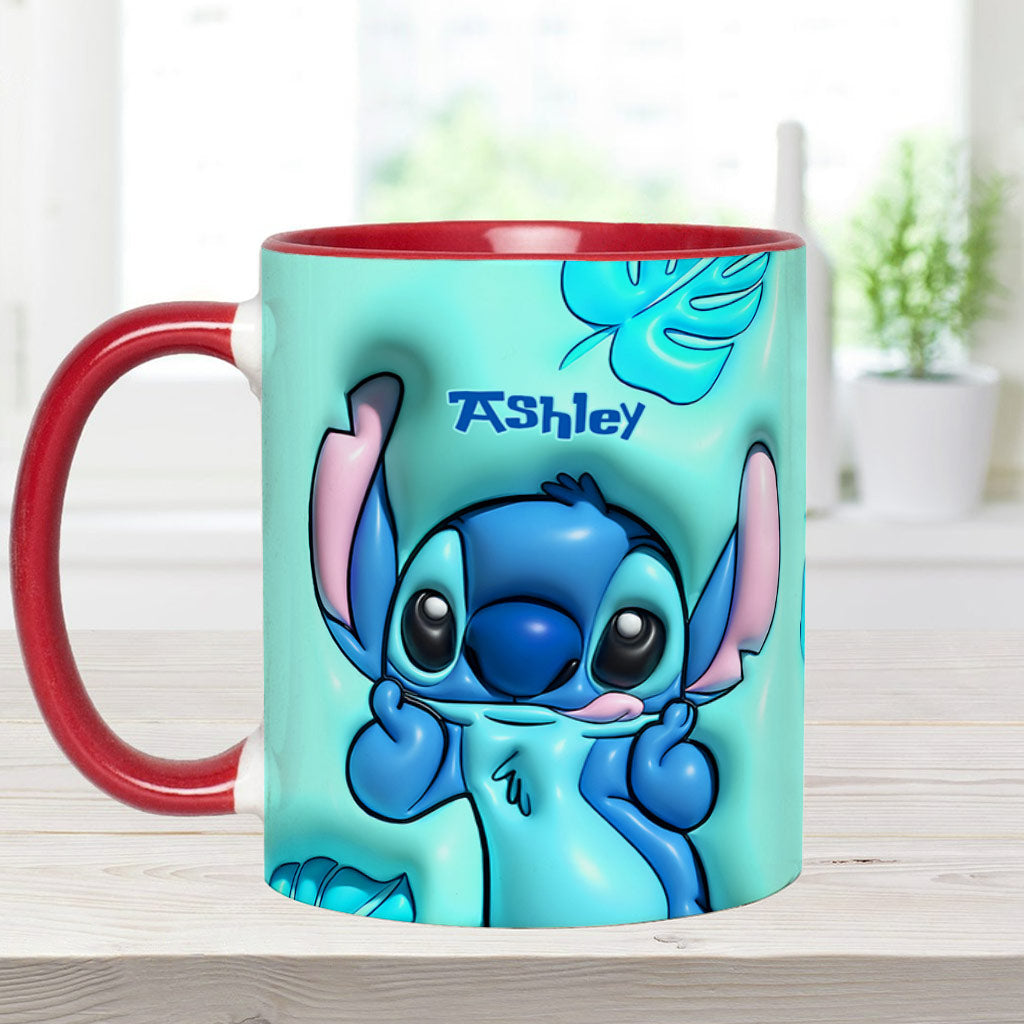 Personalized Ohana Accent Mug Custom Name Gift for Mom