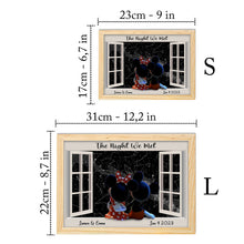 Load image into Gallery viewer, Personalized Night Star Map Light Photo Frame for Couples
