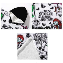 Load image into Gallery viewer, Personalized Nightmare Blanket Hoodie Custom Name Gift for Halloween
