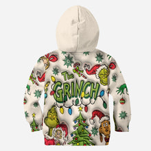 Load image into Gallery viewer, Personalized Grinch Hoodie &amp; Leggings Set Custom Name Gift for Christmas
