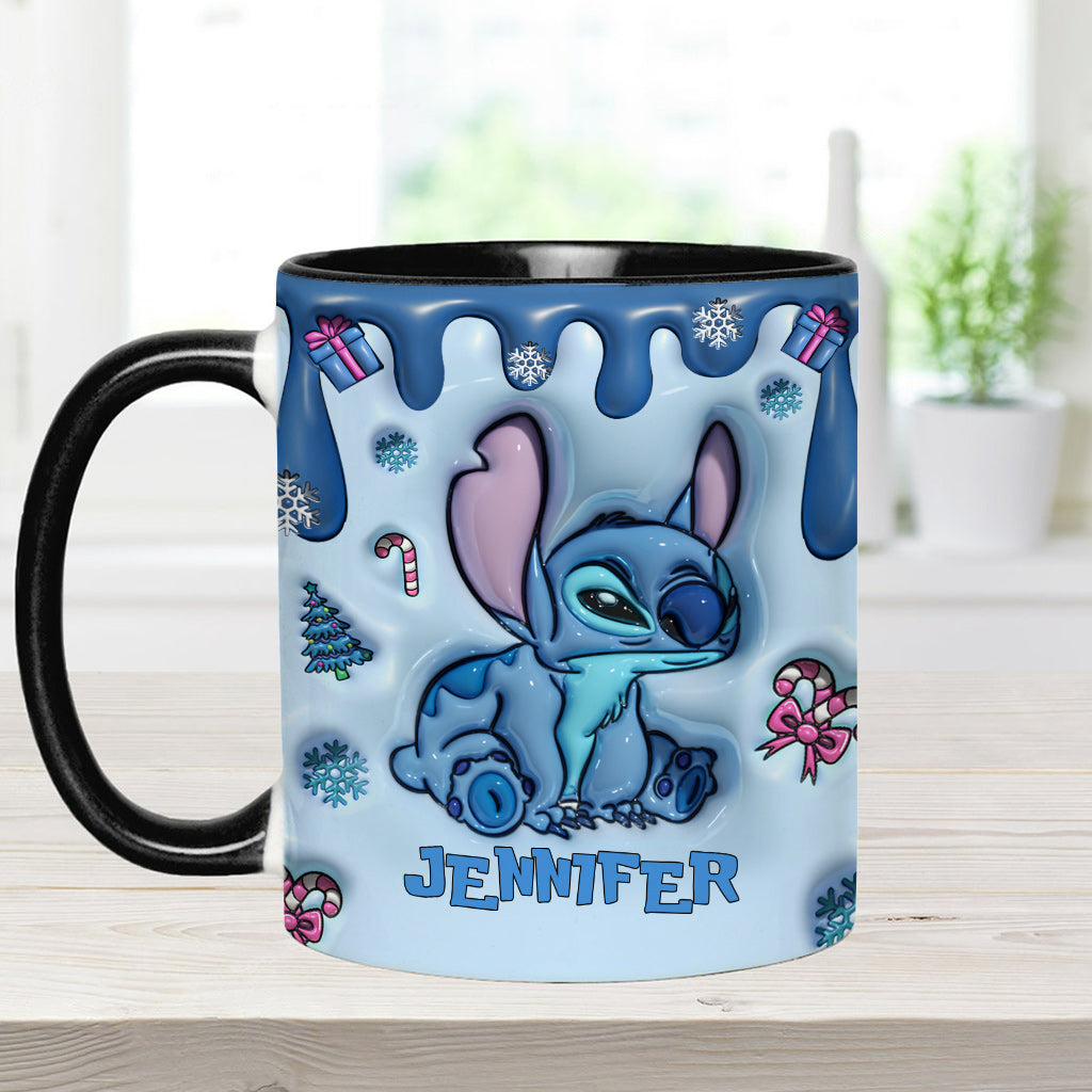 Personalized Ohana Accent Mug Custom Name Birthday Gift