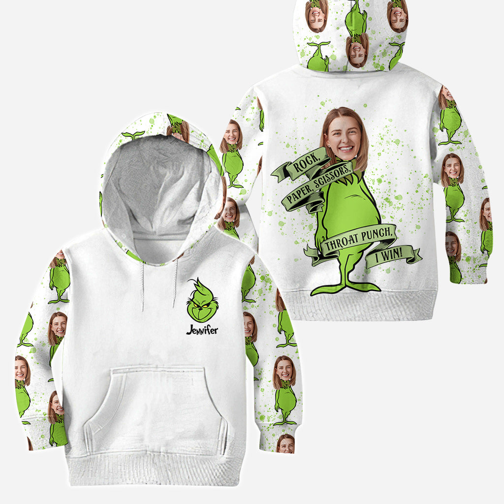 Personalized Grinch Hoodie & Leggings Set Custom Name Gift for Christmas
