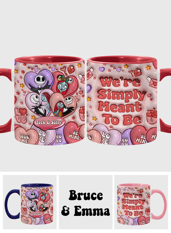 Personalized Nightmare Before Christmas Mug Custom Name Gift for Couples