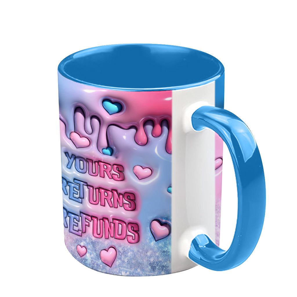 Personalized Ohana Accent Mug Custom Names Gift for Couple