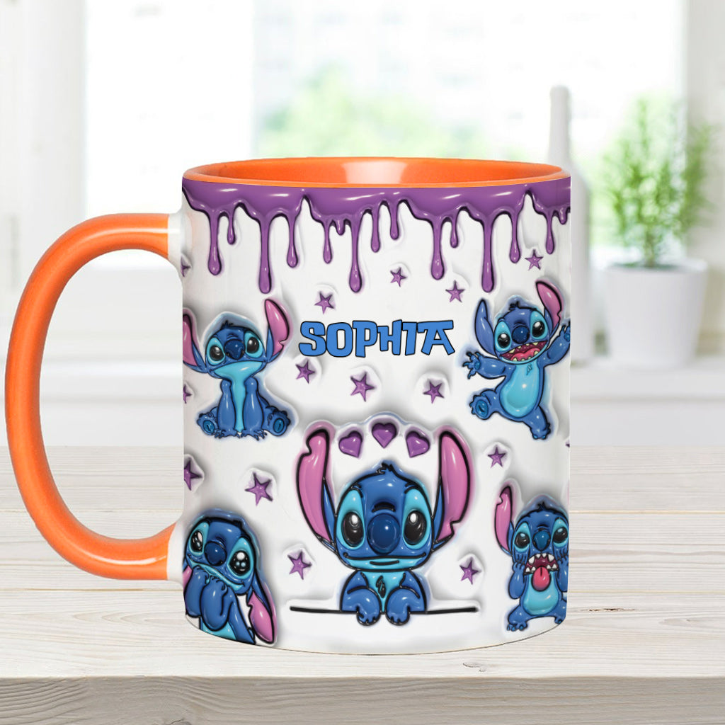 Personalized Ohana Accent Mug Custom Name Gift for Family
