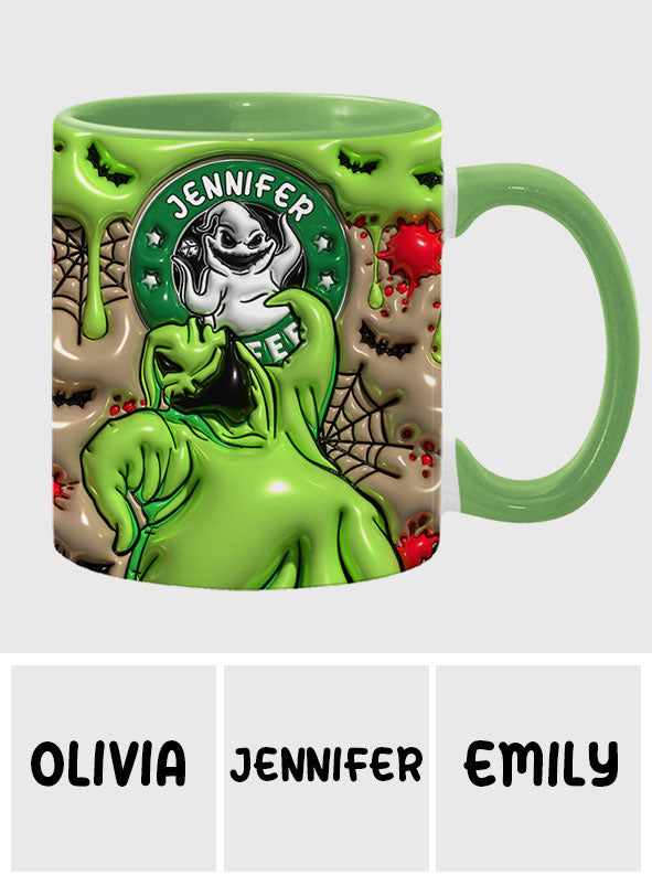 Personalized Halloween Accent Mug Custom Name Gift Idea