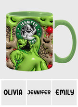 Load image into Gallery viewer, Personalized Halloween Accent Mug Custom Name Gift Idea
