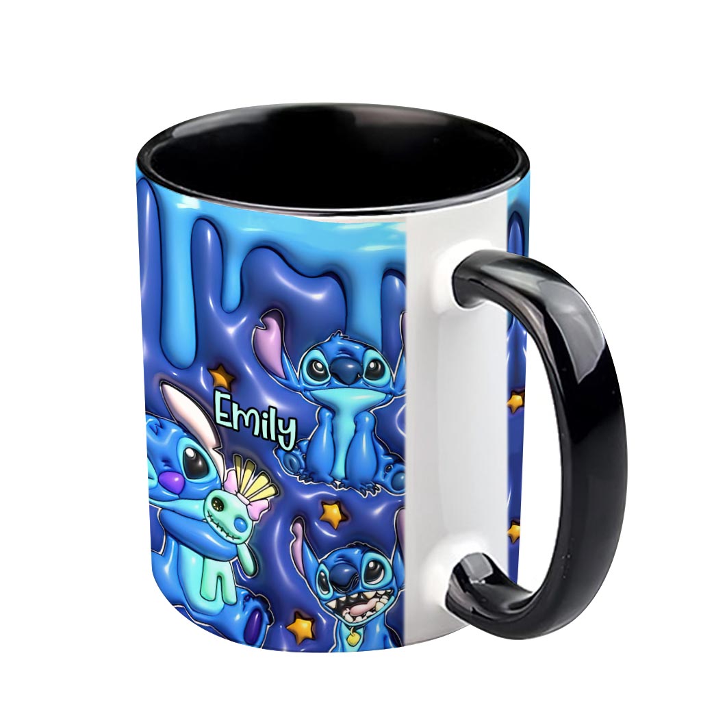 Personalized Ohana Accent Mug Custom Name Gift for Family