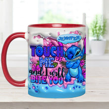 Load image into Gallery viewer, Personalized Ohana Accent Mug Custom Name Unique Gift

