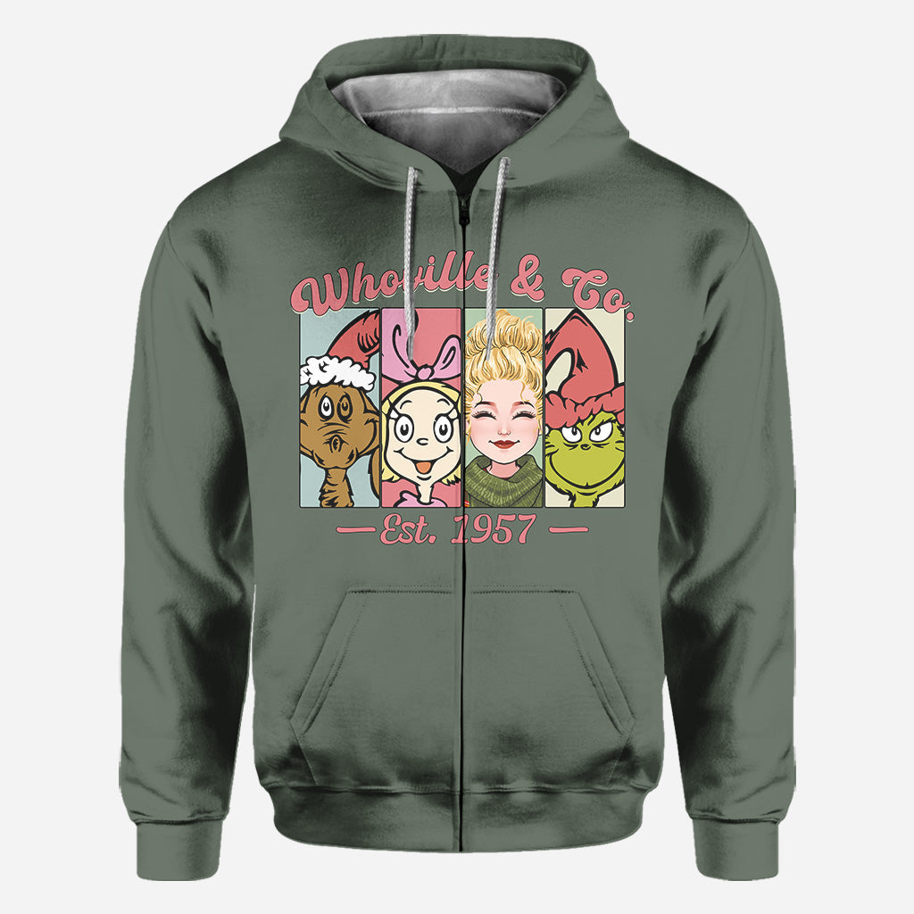 Personalized Whoville & Co. Christmas All Over Shirt Gift