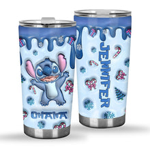 Load image into Gallery viewer, Personalized Ohana Tumbler Custom Name Gift for Birthdays
