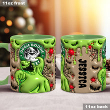 Load image into Gallery viewer, Personalized Grinch Accent Mug Custom Name Unique Christmas Gift
