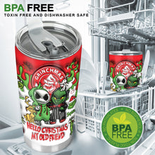 Load image into Gallery viewer, Personalized Grinch Christmas Tumbler with Custom Name Gift
