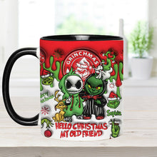 Load image into Gallery viewer, Personalized Grinch Accent Mug Custom Name Christmas Gift
