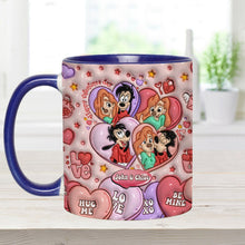 Load image into Gallery viewer, Personalized Valentine’s Day Accent Mug Custom Name Gift for Couple
