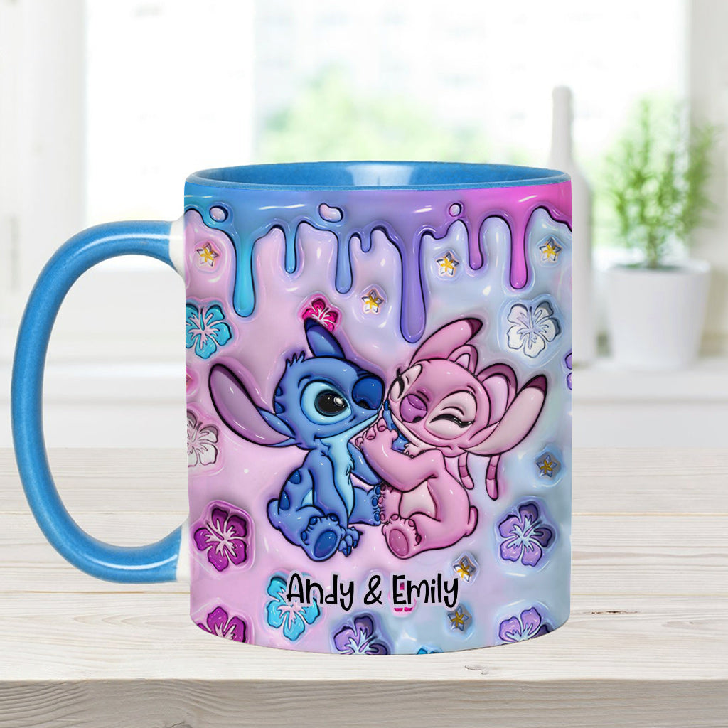 Personalized Ohana Accent Mug Custom Name Gift for Partner