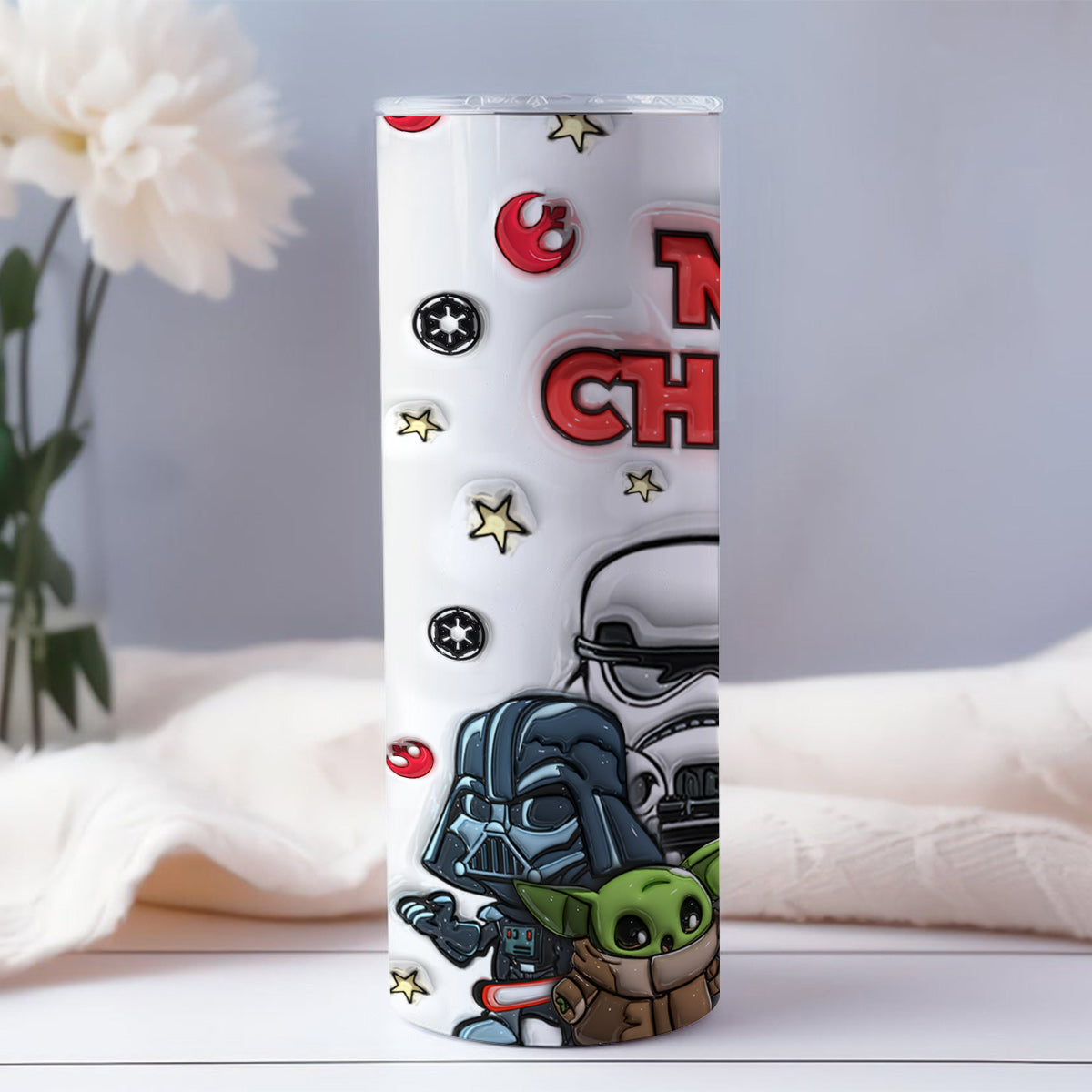 Personalized Stainless Steel Skinny Tumbler Merry Sithmas Gift