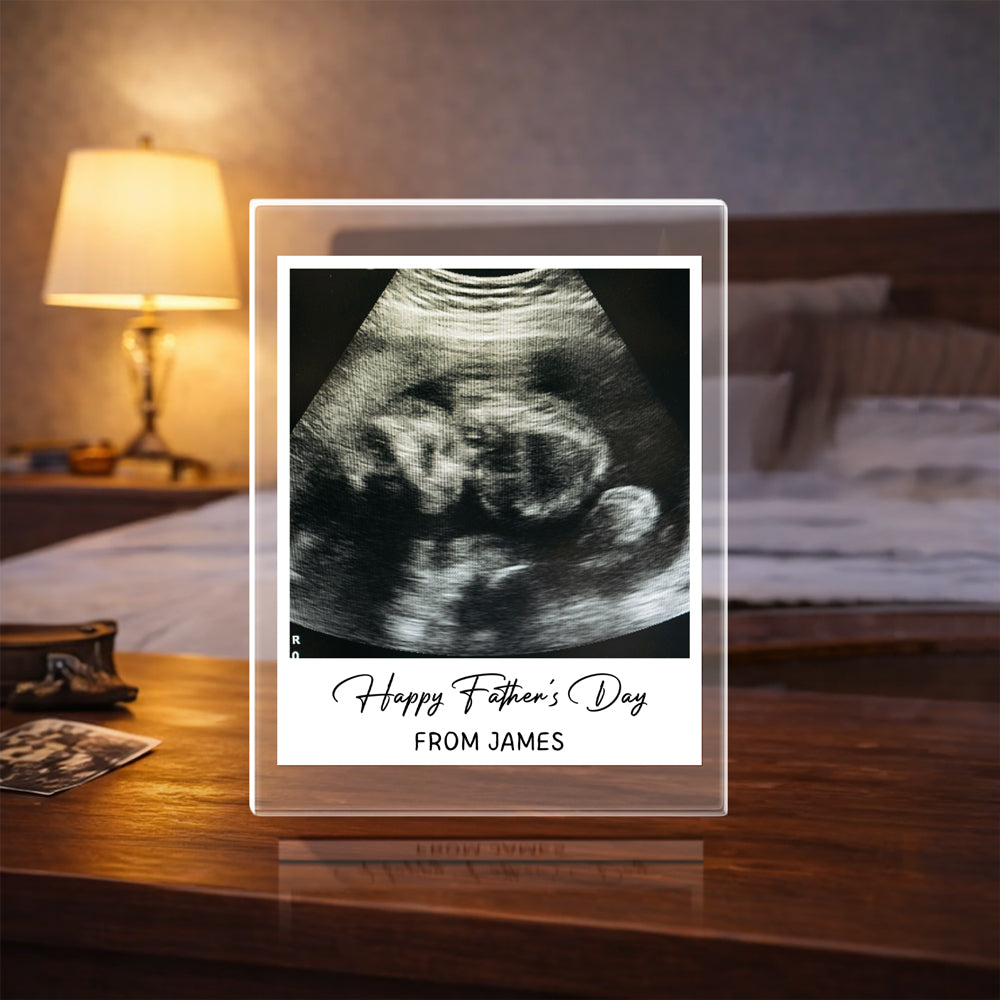 Personalized Acrylic Photo Plaque Custom Gift for Dad Father's Day Decoration