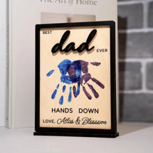 Load image into Gallery viewer, Personalized 2-Layered Wooden Plaque Gift for Dad - Father's Day
