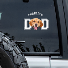 Load image into Gallery viewer, Personalized Dog Cat Photo Car Sticker Gift for Dog Dad
