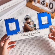 Load image into Gallery viewer, Personalized Photo Building Blocks Custom Gift for Dad
