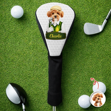 Load image into Gallery viewer, Personalized Dog Photo Golf Club Head Cover Gift for Dog Dad
