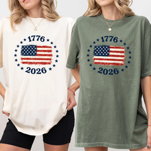Load image into Gallery viewer, Patriotic USA Flag Comfort Shirt Custom Independence Day Gift
