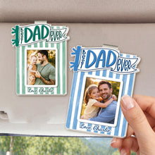 Load image into Gallery viewer, Personalized Dad Car Visor Photo Clip Gift for Father's Day
