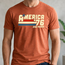 Load image into Gallery viewer, Personalized Retro 4th of July Comfort Shirt Custom Name Gift
