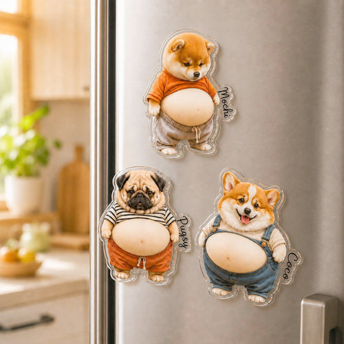 Personalized Photo Pet Squishy Fridge Magnet Gift for Dog Lovers