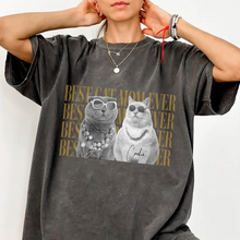 Load image into Gallery viewer, Personalized Vintage Photo Comfort Shirt Gift for Cat Dad
