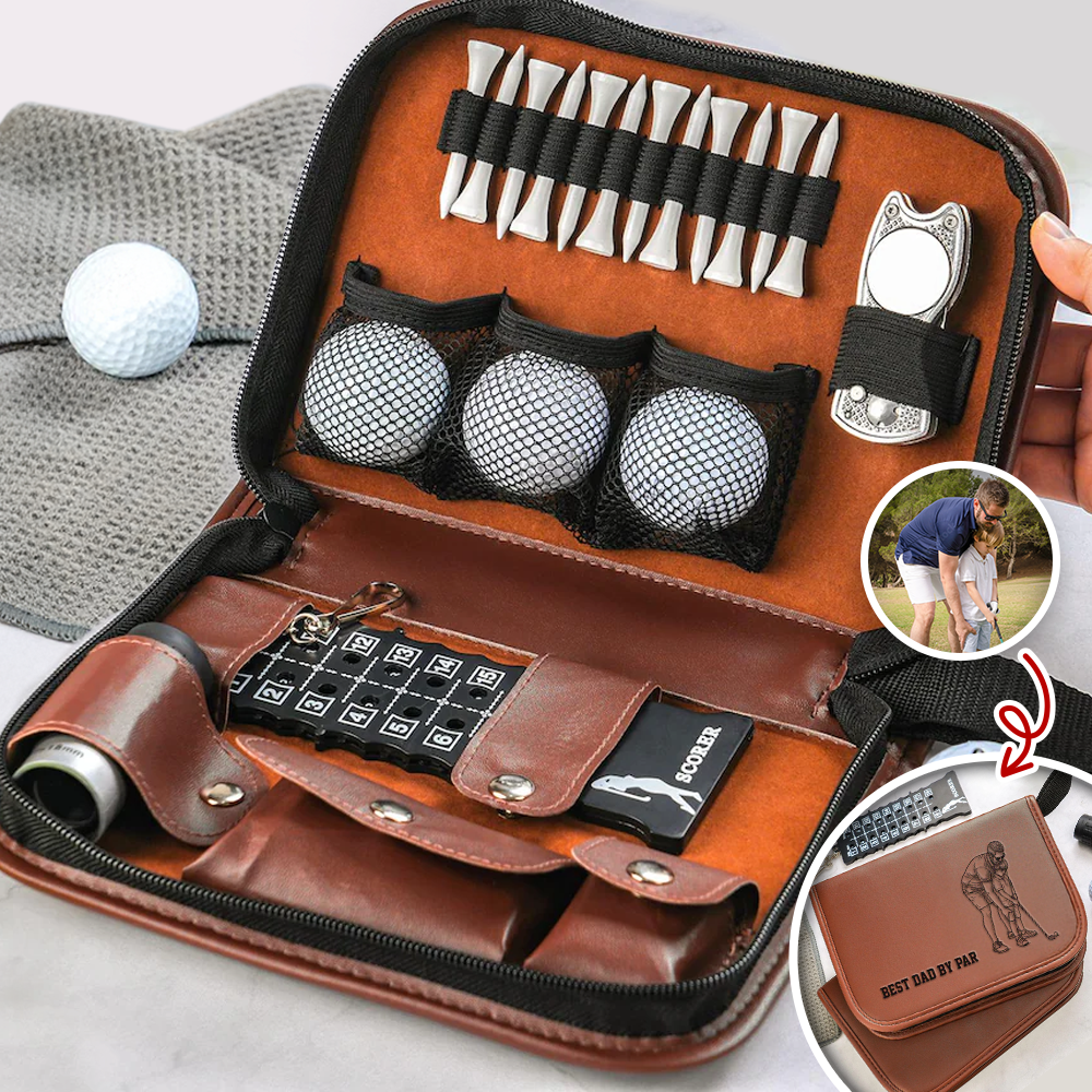 Personalized Golf Gift Set Custom Photo Unique Gift for Dad