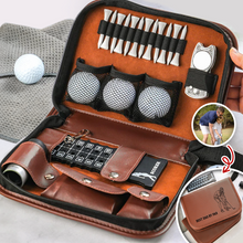 Load image into Gallery viewer, Personalized Golf Gift Set Custom Photo Unique Gift for Dad
