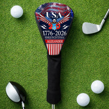 Load image into Gallery viewer, Personalized Golf Club Head Cover 250 Years America Gift for Dad
