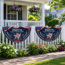 Load image into Gallery viewer, Personalized Family Name Flag 250 Years of Liberty Gift
