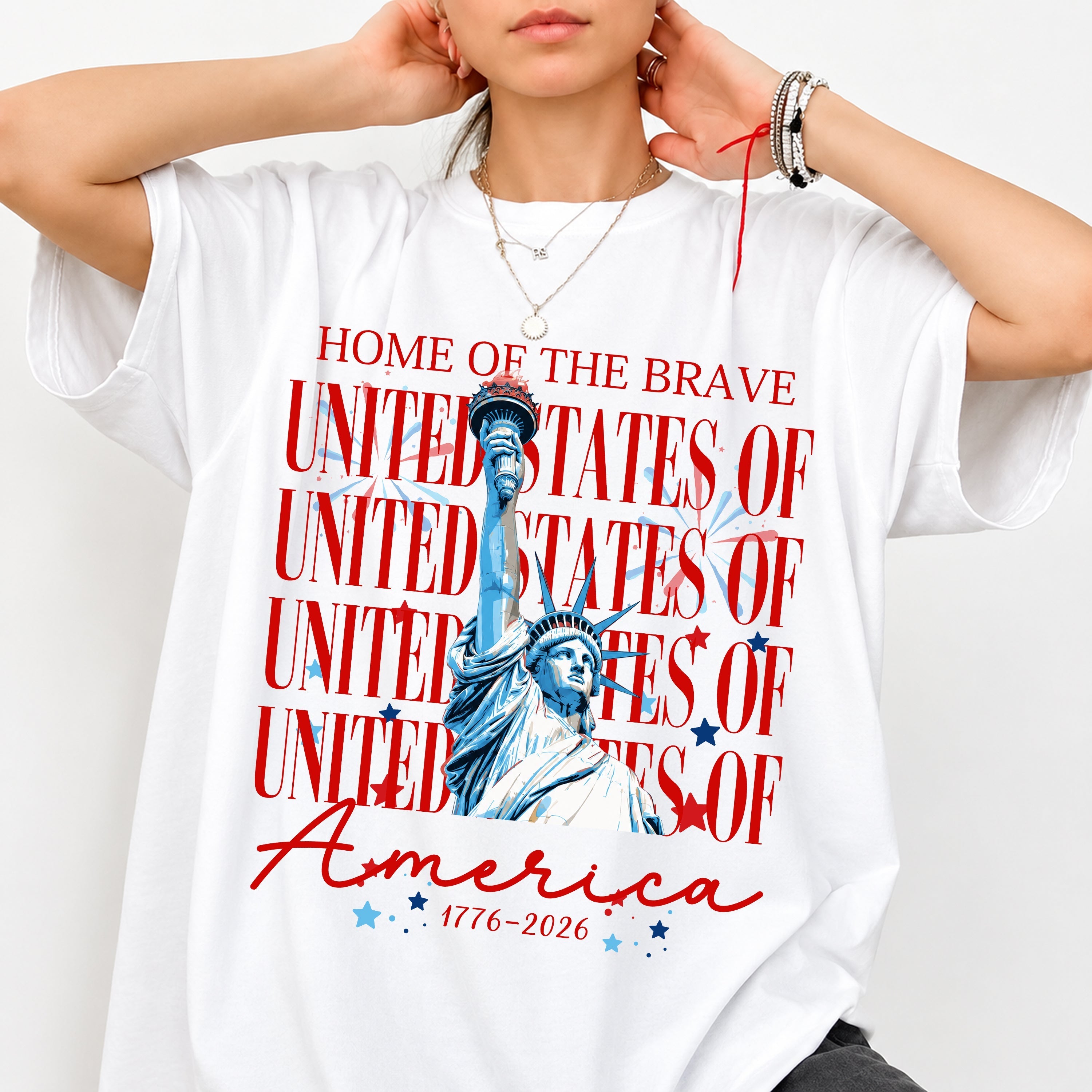 Personalized USA 250 Years Comfort Shirt Independence Day Gift