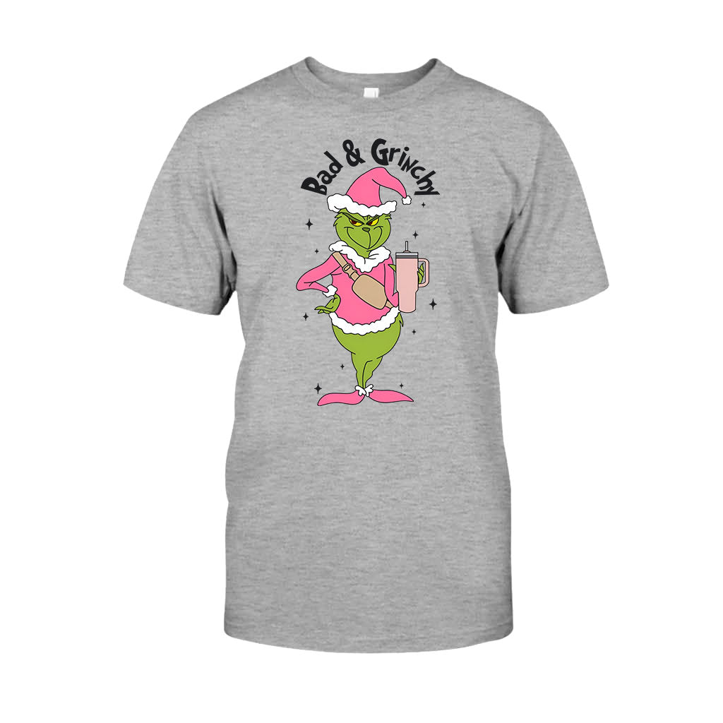 Personalized Grinch Christmas T-shirt and Hoodie Gift for Mom