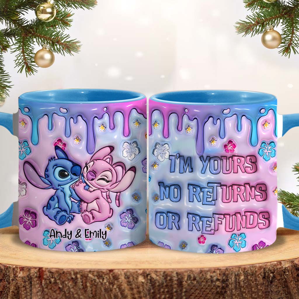 Personalized Ohana Accent Mug Custom Name Gift for Partner